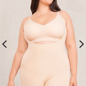 Shapermint Essentials Open Bust Bodysuit Shaper Short